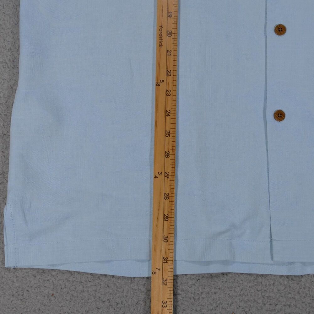 Tommy Bahama Disney Mickey Mouse Silk Camp Shirt Blue Embroidered Mens XL - Picture 9 of 13